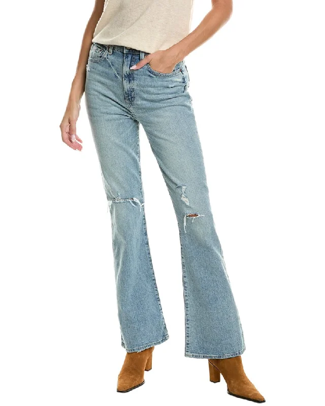 Women's Comfortable Lounge Attire DAZE DENIM Go-Getter High Rise Flare Jean