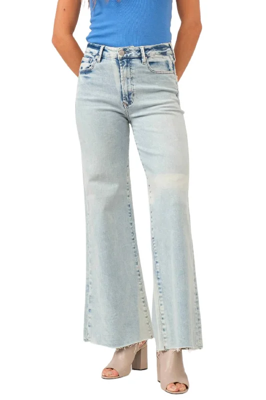 Fashionable Women's Casual Apparel Fiona High Rise Wide Leg Jean In Tolleson