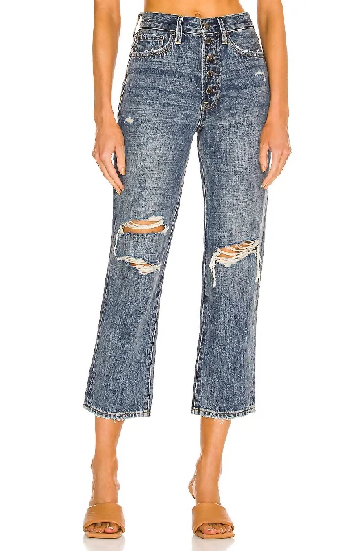 Summer Sale Charlie Straight Jean In Pulse Distressed