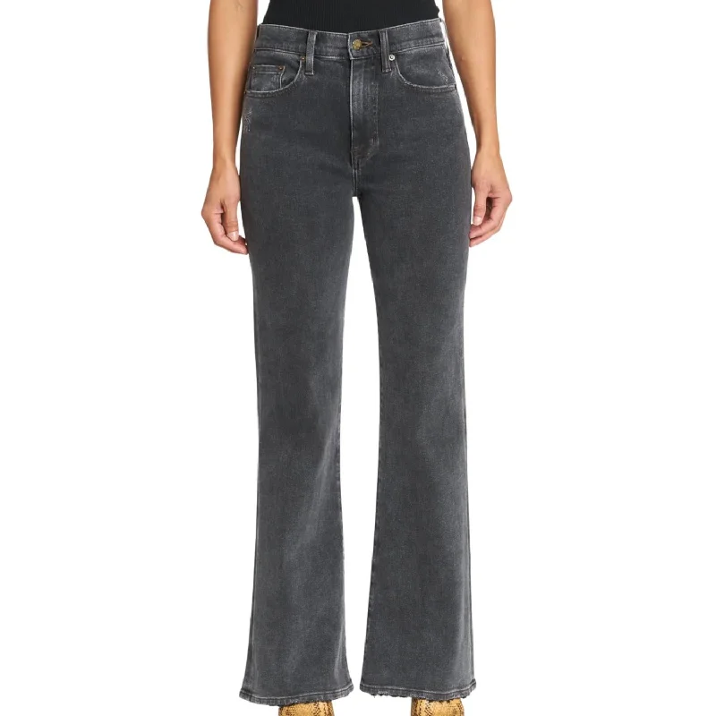 Women's Elegant Evening Outfit Stevie High Rise Relaxed Flare Jeans In Memento