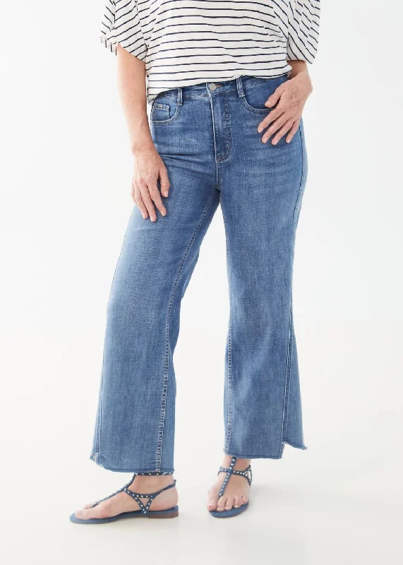 Women's Night-Out Clothes Suzanne Wide Ankle Pants In Indigo