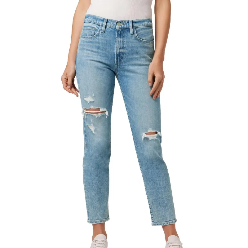 Trendy Athleisure Clothing For Women The Luna Straight Jean In Endless