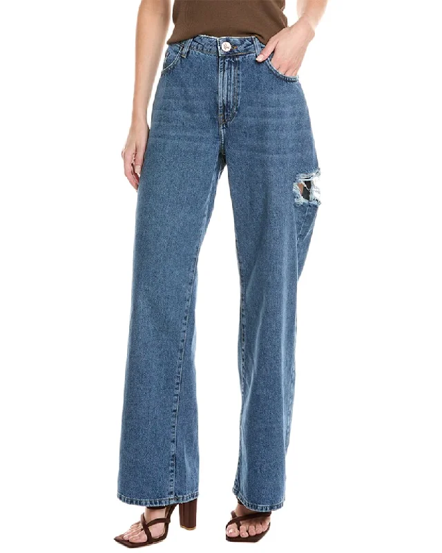 Online Boutique Stores One Teaspoon Jackson Rosewood Wide Leg Jean