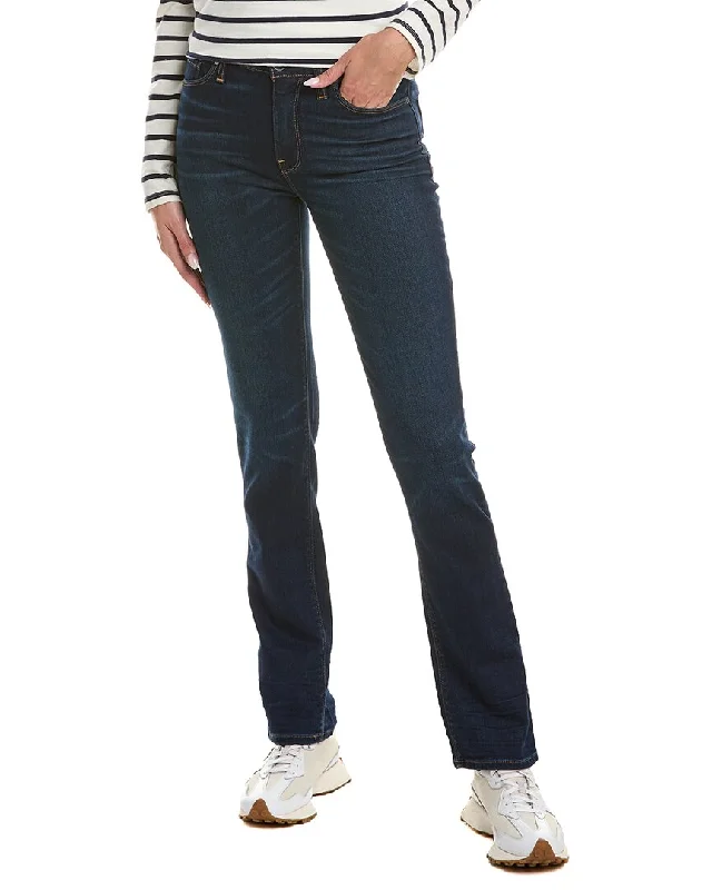 Casual Style for Busy Women HUDSON Jeans Nico Mid-Rise Requiem Straight Jean