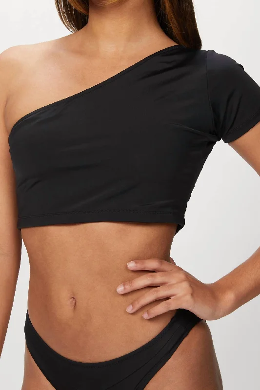 Women's Everyday Attire Pyramid Bikini Top In Black