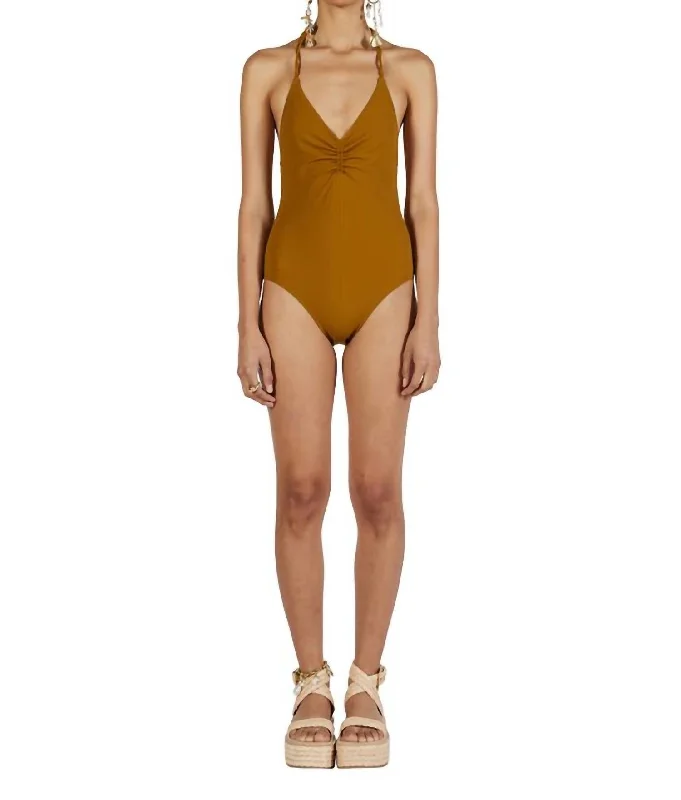 Women's Party Clothes Madeira Maillot One Piece In Olive