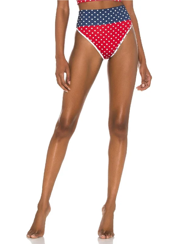 Women's Formal Clothes Emmy Bottom In Patriotic Polka Dot