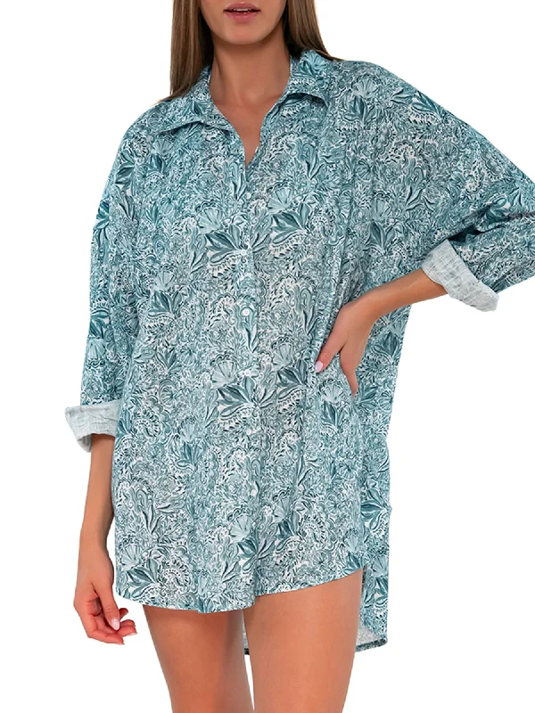 Luxury Women's Fashion Sunsets Women's Delilah Shirt Cover-Up