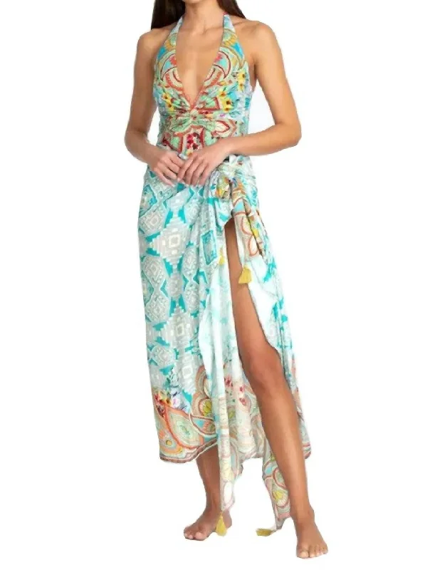 Online Boutiques Clothing Clara Sarong In Multi