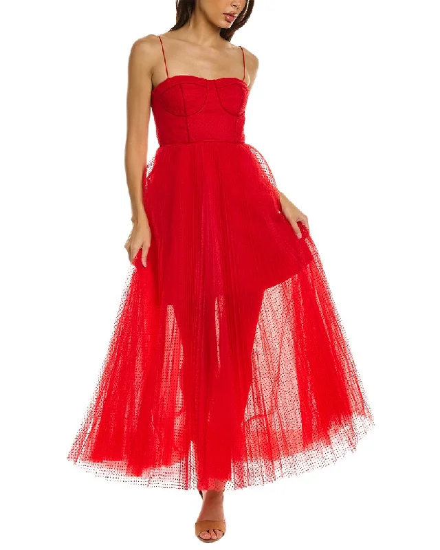 Women's Transitional Attire ML Monique Lhuillier Tulle Maxi Dress