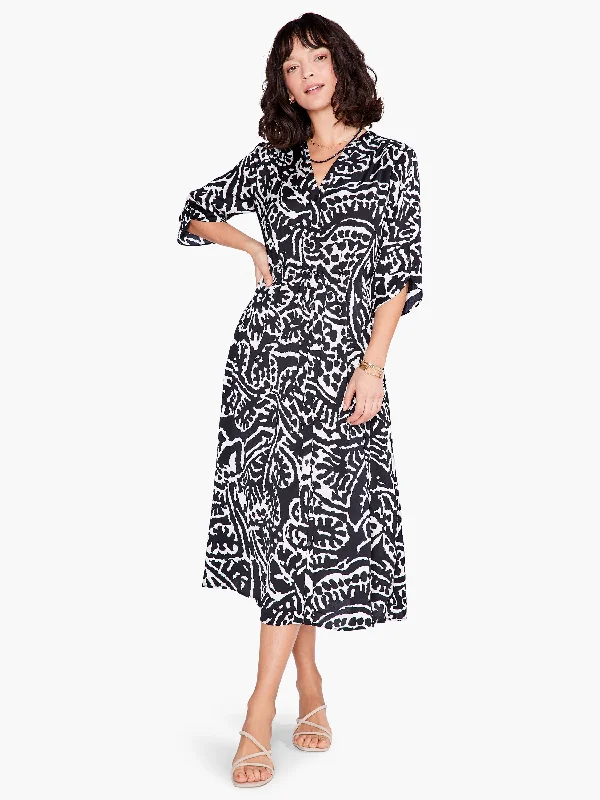 Women's Versatile Apparel Onyx Stamp Dress