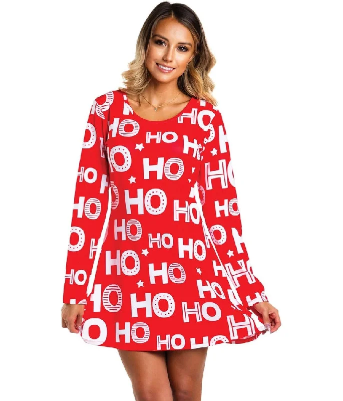 Women Fashion Women's Ho Ho Ho Dress