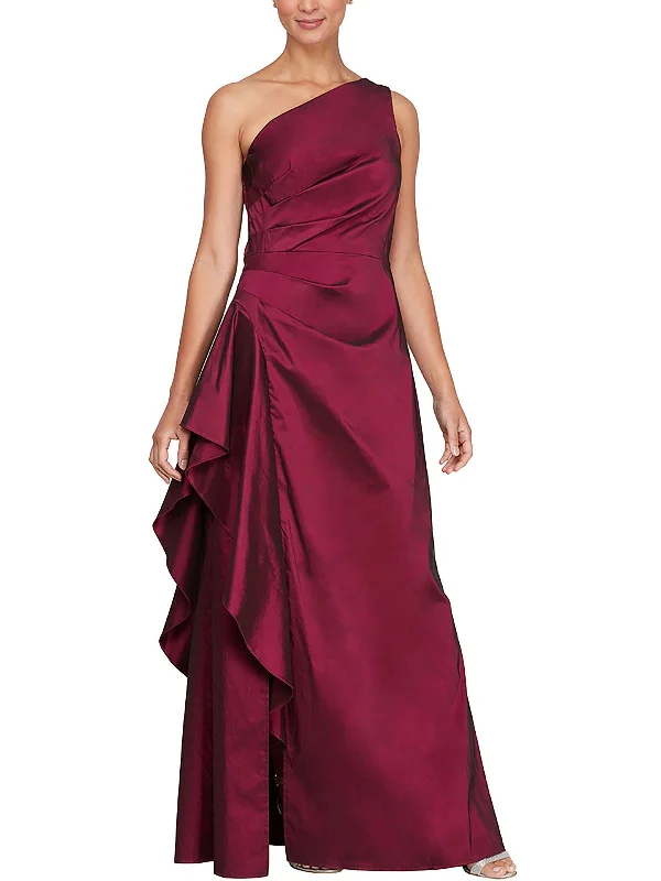 Women Online Clothing Boutiques Womens Taffeta Maxi Evening Dress