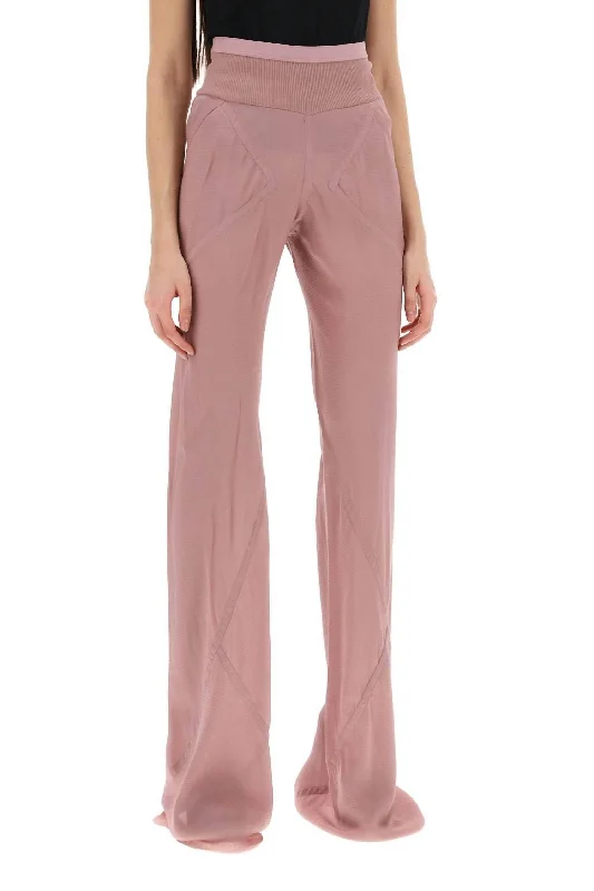 Timeless Women's Apparel Bias Pantaloni In Dusty Pink