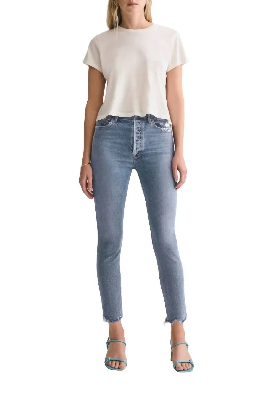 Women's Trendy Clothing Nico High Rise Slim Jean In Rooted