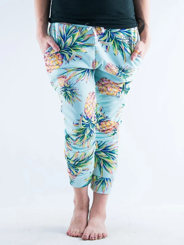 Online Boutiques Clothing Pastel Pineapple Unisex Pajama Pants