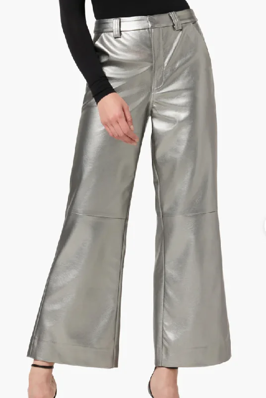 Women's Fashion Essentials The Metallic Vegan Leather Pant by Joe's Jeans