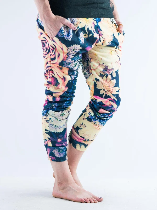 Clothes For Women Vintage Flowers Unisex Pajama Pants